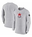 Nike Nike PSG Paris Saint German 2022 - 23 Long Sleeve  Knockout Tee Shirt - Dark Grey Heather