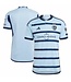 adidas adidas Sporting Kansas City 2023 -24 Authentic Home Jersey - Glow Blue/Night Indigo
