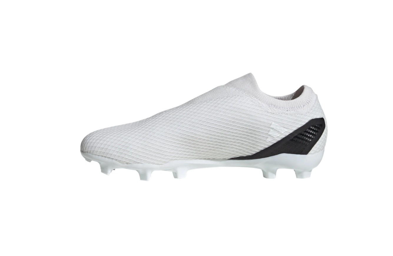 adidas X Speedportal .3 Laceless LL FG Pearlized - White/White Out/Black