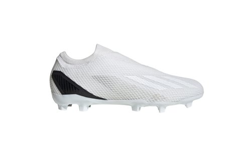 adidas X Speedportal .3 Laceless LL FG Pearlized - White/White Out/Black