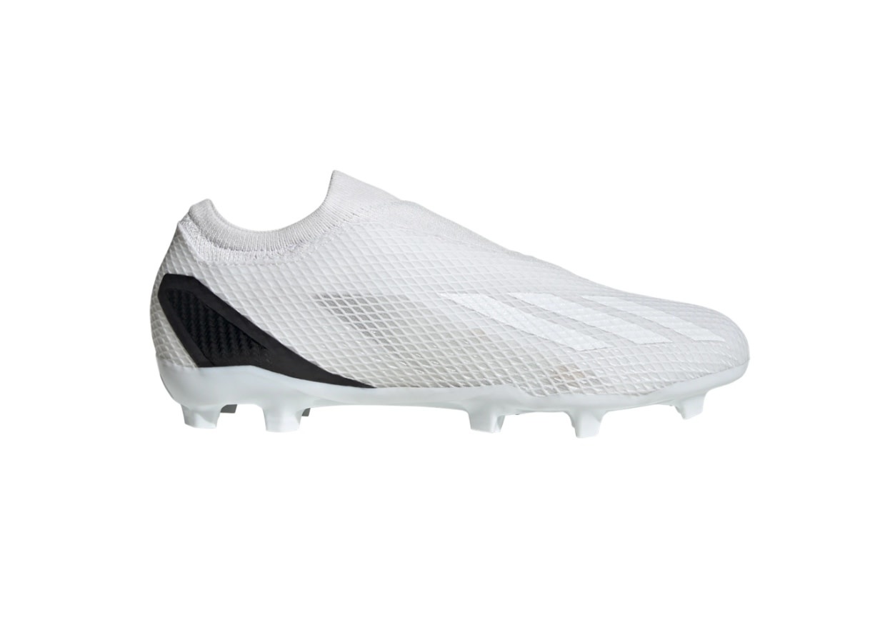 adidas X Speedportal .3 Laceless LL FG Pearlized - White/White Out/Black