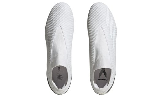 adidas X Speedportal .3 Laceless LL FG Pearlized - White/White Out/Black