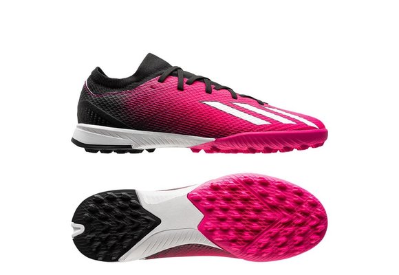 adidas Jr X Speedportal .3 OYF TF Turf - Shock Pink/Zero Metallic/Core Black