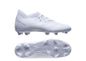adidas Jr Predator Accuracy .3 FG Cleats Pearlized Pack - White Out