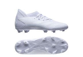 adidas Jr Predator Accuracy .3 FG Cleats Pearlized Pack - White Out