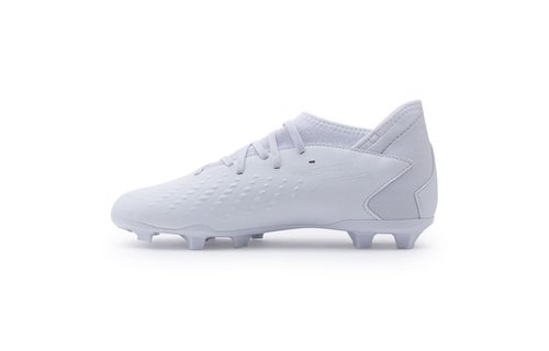 adidas Jr Predator Accuracy .3 FG Cleats Pearlized Pack - White Out