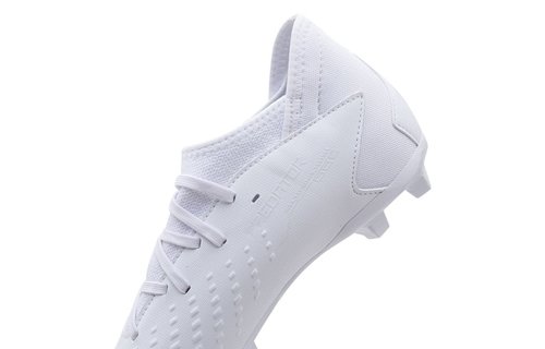 adidas Jr Predator Accuracy .3 FG Cleats Pearlized Pack - White Out
