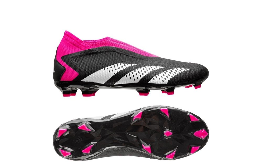 adidas Predator Accuracy .3 Laceless OYF FG - Shock Pink/Zero Metallic/Black - Soccerium