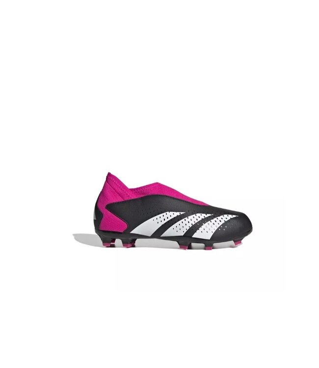 adidas adidas Jr Predator Accuracy .3 Laceless LL FG Cleats OYF Pack - Shock Pink/Zero Metallic/Black