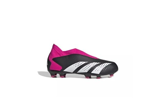 adidas Jr Predator Accuracy .3 Laceless LL FG Cleats OYF Pack - Shock Pink/Zero Metallic/Black