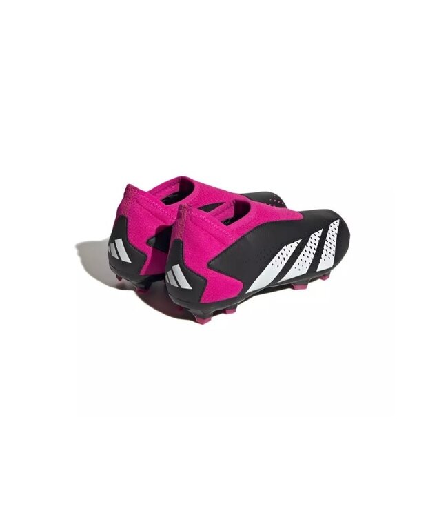 adidas adidas Jr Predator Accuracy .3 Laceless LL FG Cleats OYF Pack - Shock Pink/Zero Metallic/Black