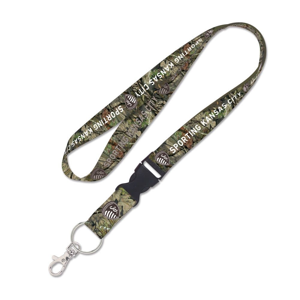 Wincraft Sporting Kansas City SKC Mossy Oak Camo Lanyard w/ Detachable buckle