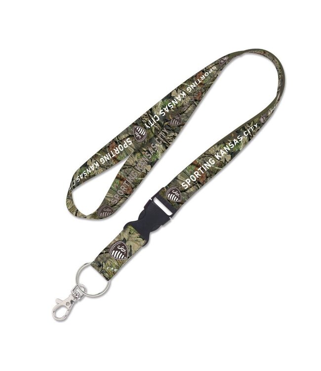 Wincraft Wincraft Sporting Kansas City SKC Mossy Oak Camo Lanyard w/ Detachable buckle