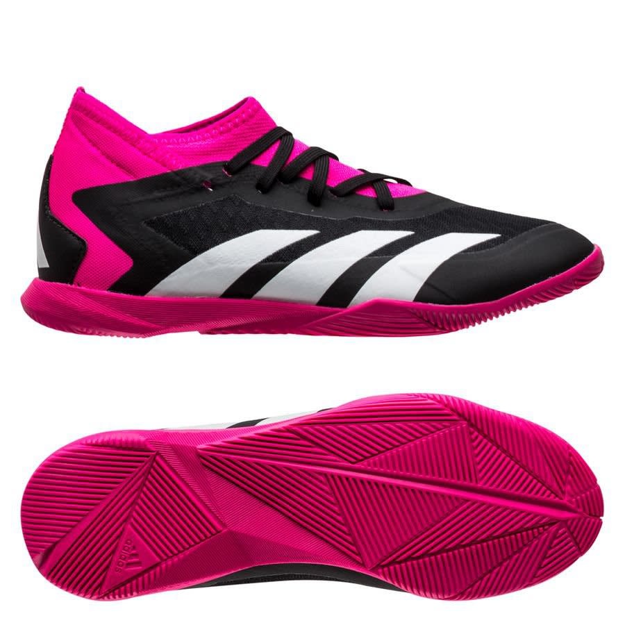 adidas Jr Predator Accuracy .3 In Indoor Shoes OYF Pack - Shock Pink/Zero Metallic/Black