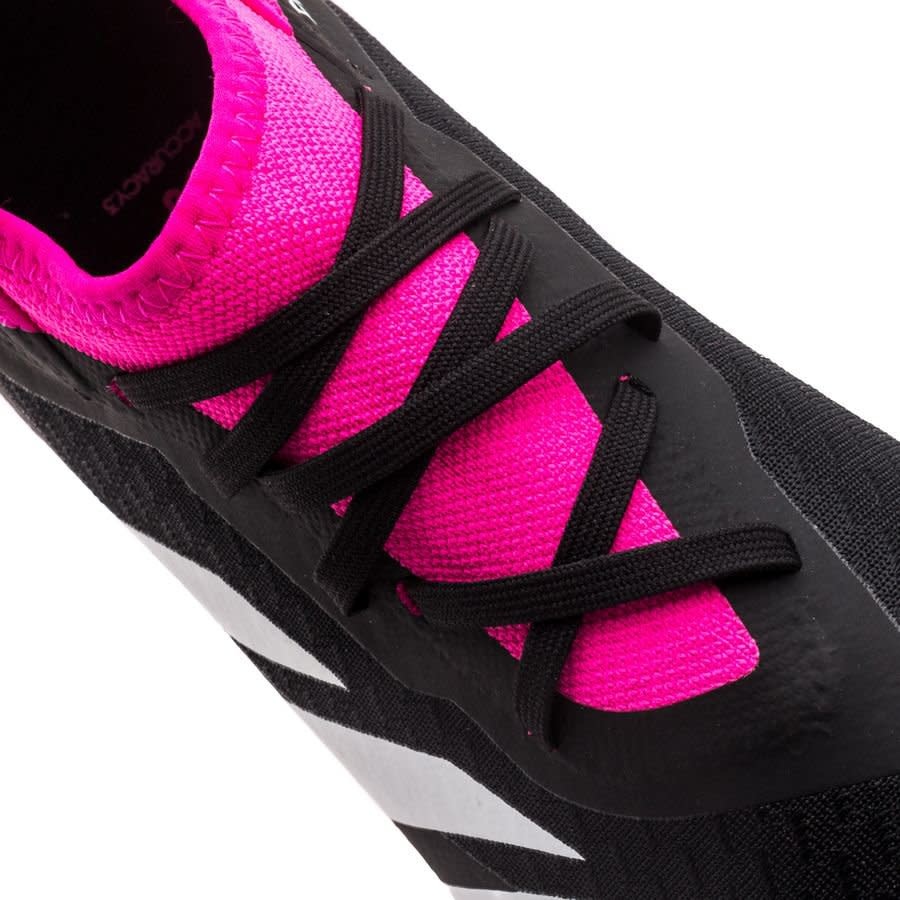 adidas Jr Predator Accuracy .3 In Indoor Shoes OYF Pack - Shock Pink/Zero Metallic/Black