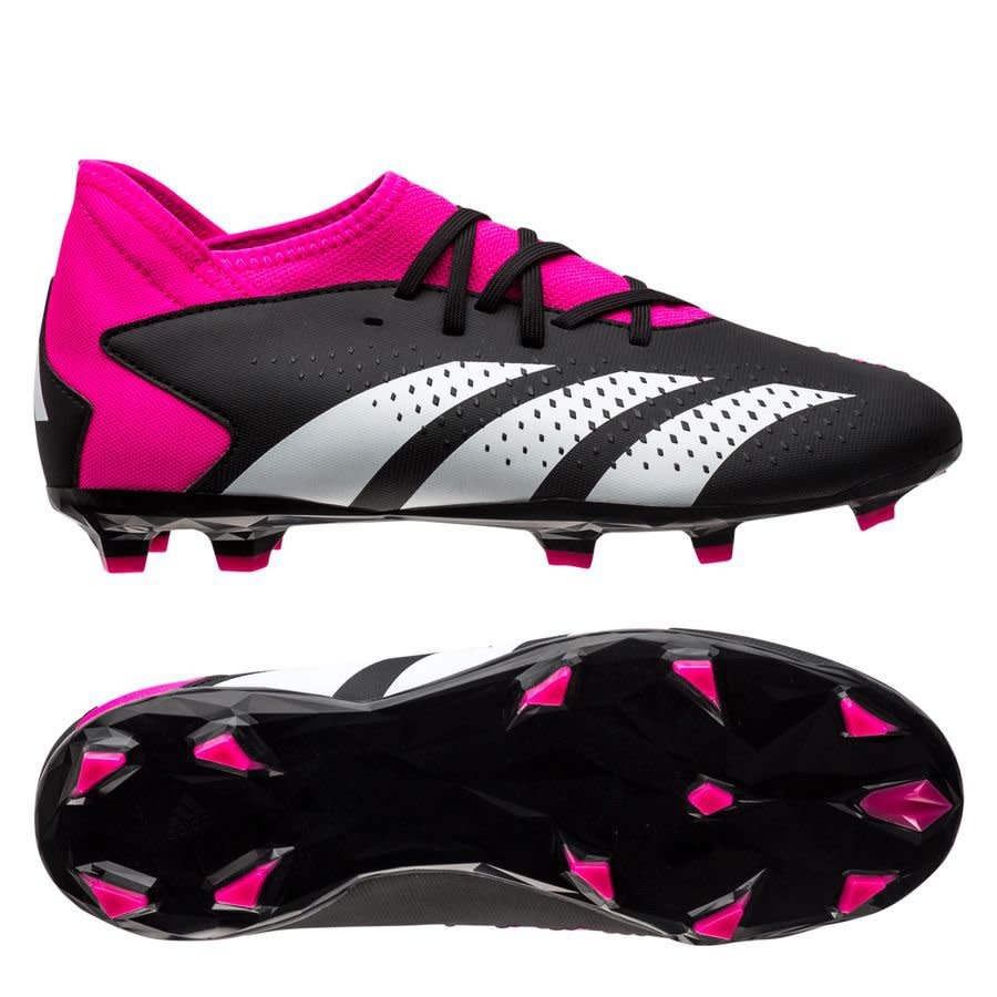 adidas Jr Predator Accuracy .3 FG Cleats OYF Pack - Shock Pink/Zero Metallic/Black
