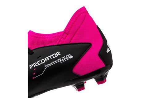 adidas Jr Predator Accuracy .3 FG Cleats OYF Pack - Shock Pink/Zero Metallic/Black