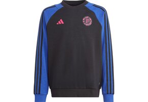 adidas 2023 Pogba Youth Crewneck Sweater - Lucid Blue/Black