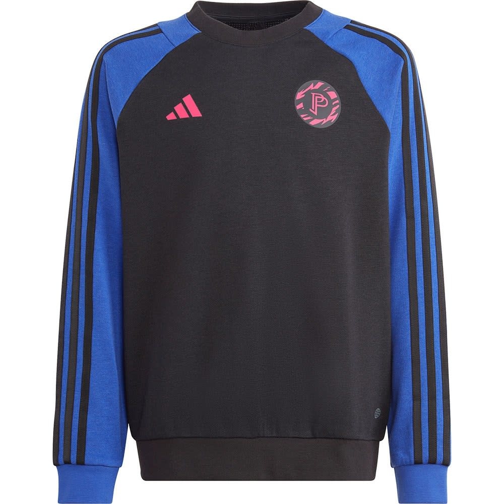 adidas 2023 Pogba Youth Crewneck Sweater - Lucid Blue/Black