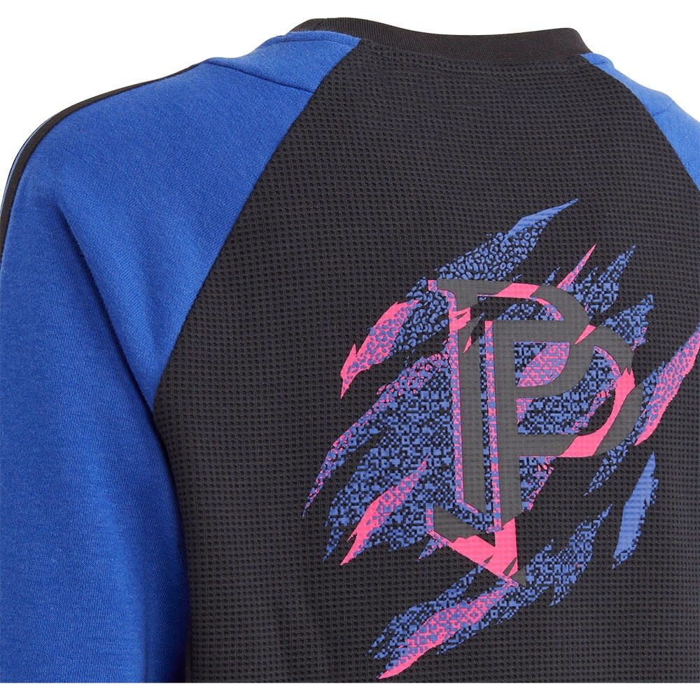 adidas 2023 Pogba Youth Crewneck Sweater - Lucid Blue/Black