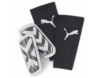Puma 2023 Ultra Light Sleeve Shin Guards - White/Black