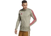 adidas Tiro 23 League Training Jacket - Silver Pebble/Scarlet