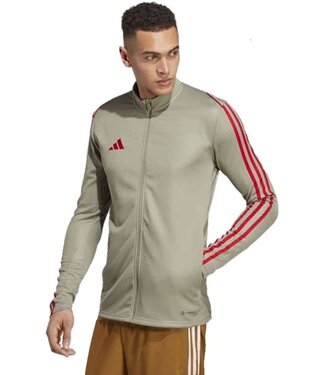 adidas adidas Tiro 23 League Training Jacket - Silver Pebble/Scarlet