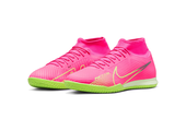 Nike Zoom Mercurial Superfly 9 Academy DF IC Indoor Shoes-  Pink Blast/Gridiron/Volt