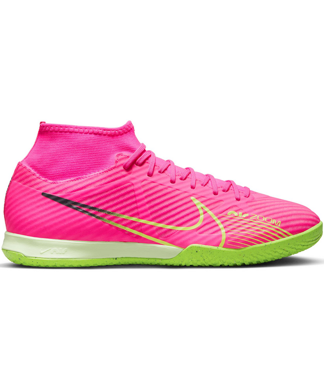 Nike Nike Zoom Mercurial Superfly 9 Academy DF IC Indoor Shoes-  Pink Blast/Gridiron/Volt