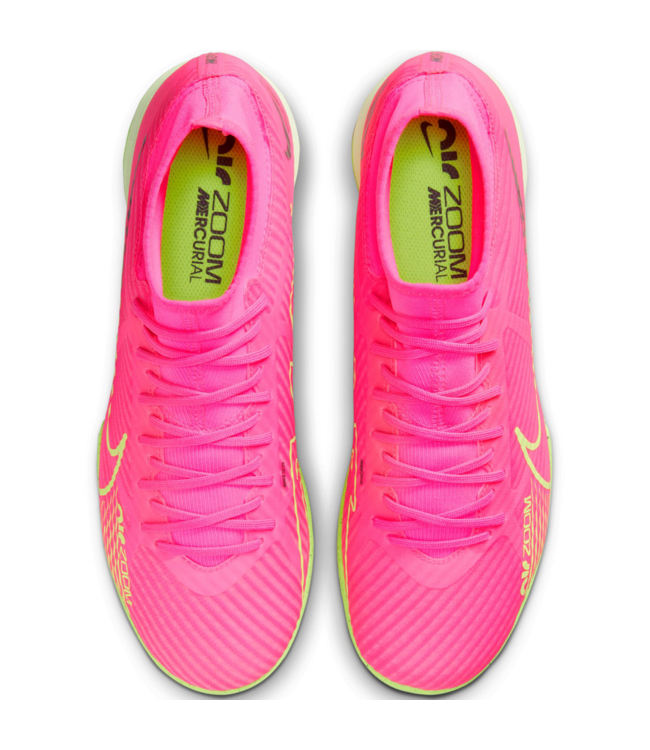 Nike Nike Zoom Mercurial Superfly 9 Academy DF IC Indoor Shoes-  Pink Blast/Gridiron/Volt