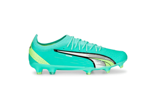 Puma Ultra Ultimate  FG/AG - Electric Peppermint/White/Fast Yellow