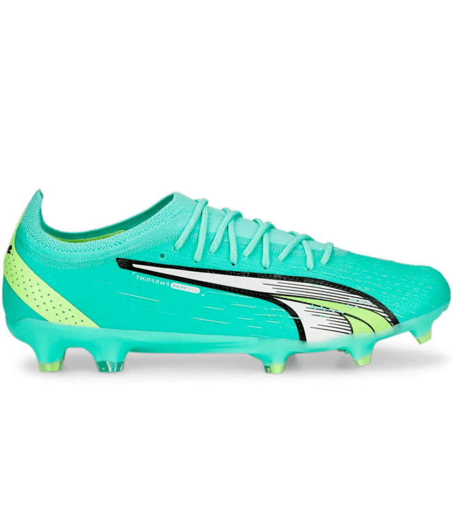 Puma Puma Ultra Ultimate  FG/AG - Electric Peppermint/White/Fast Yellow