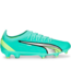 Puma Puma Ultra Ultimate  FG/AG - Electric Peppermint/White/Fast Yellow