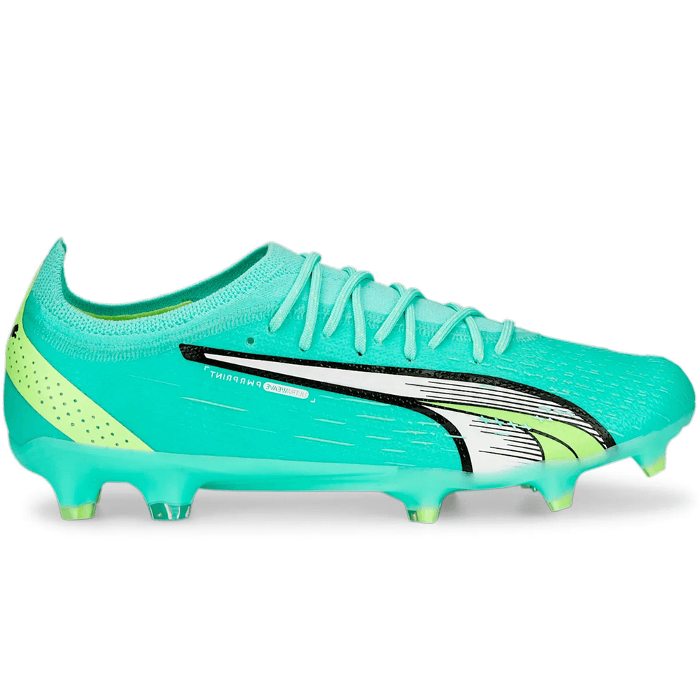 Puma Ultra Ultimate  FG/AG - Electric Peppermint/White/Fast Yellow