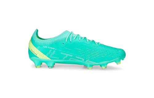 Puma Ultra Ultimate  FG/AG - Electric Peppermint/White/Fast Yellow