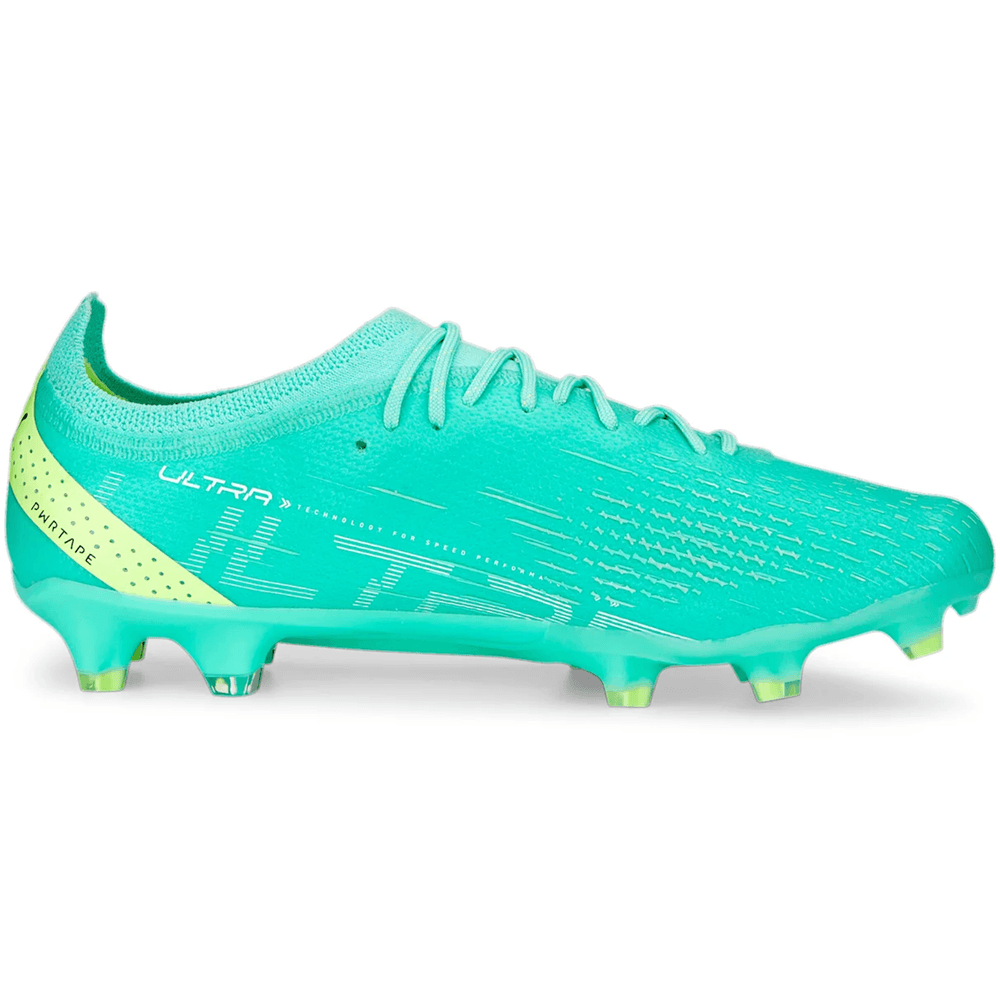 Puma Ultra Ultimate  FG/AG - Electric Peppermint/White/Fast Yellow