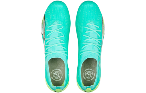 Puma Ultra Ultimate  FG/AG - Electric Peppermint/White/Fast Yellow