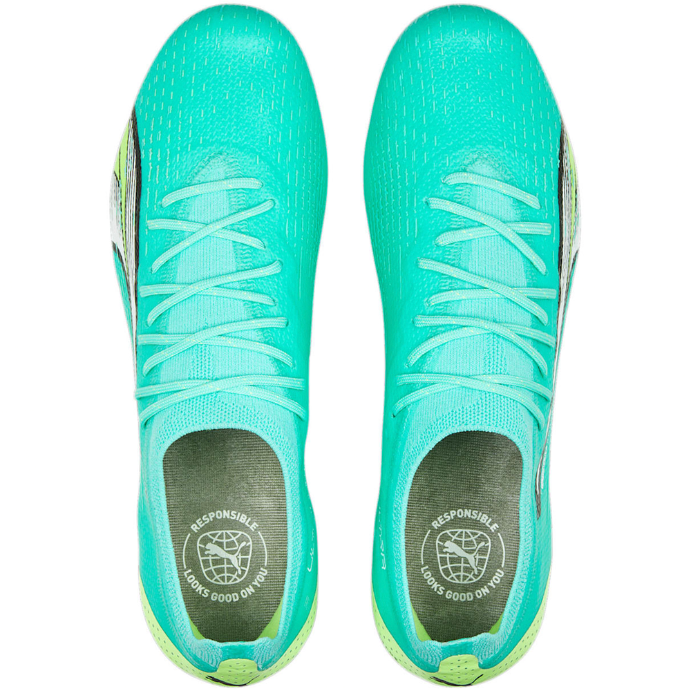Puma Ultra Ultimate  FG/AG - Electric Peppermint/White/Fast Yellow