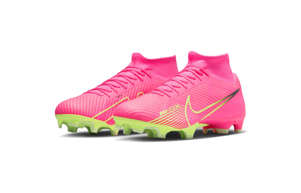 Nike Zoom Mercurial Superfly 9 Academy FG / MG - Pink Blast/Gridiron/Volt