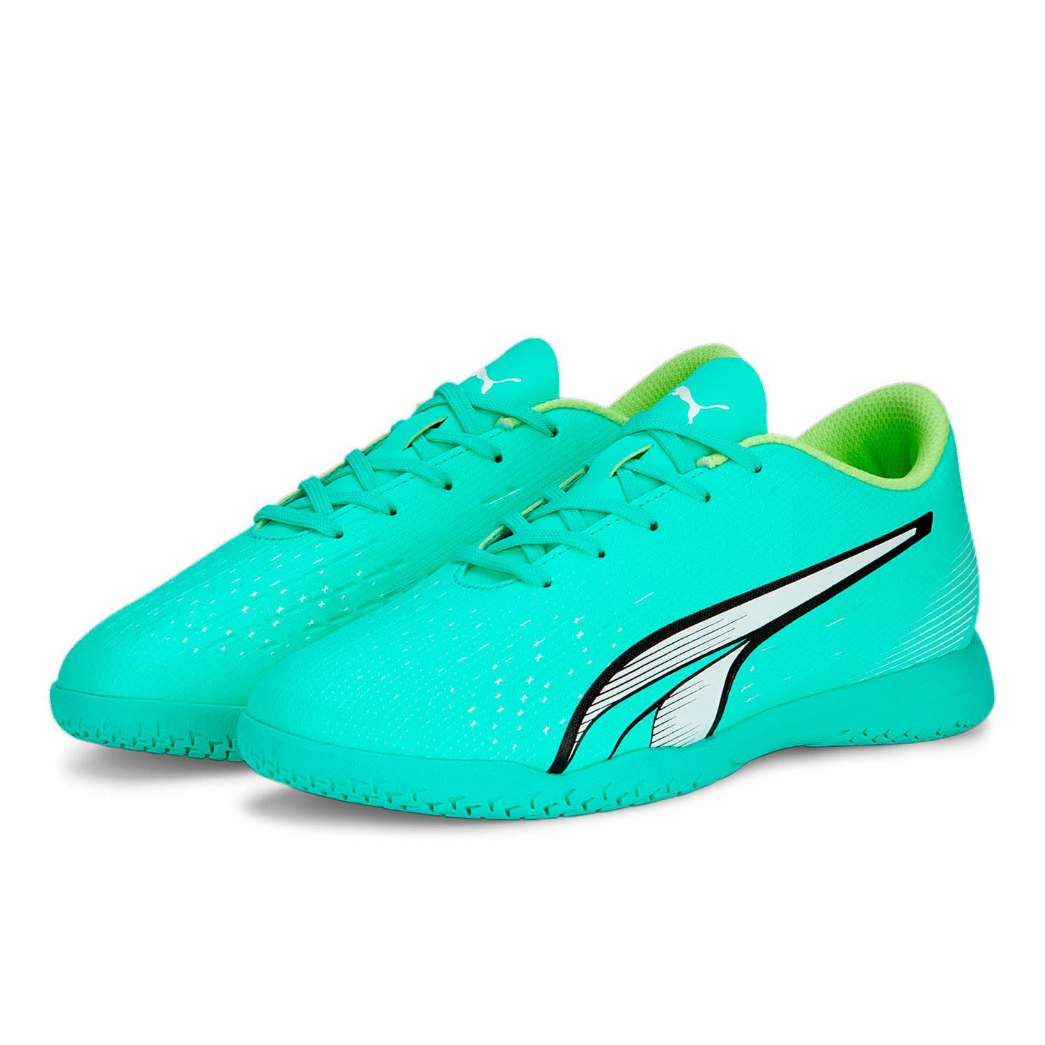 Puma Jr Ultra Play IT Indoor - Electric Peppermint/Fast Yellow