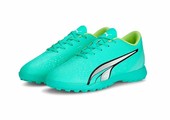 Puma Jr Ultra Play TT Turf - Electric Peppermint/Fast Yellow