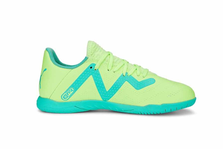 Puma Jr Future Play IT Indoor - Fast Yellow/Electric Peppermint