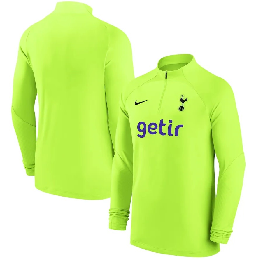 Nike Tottenham Hotspur 2022 - 23   Strike Training Drill Top - Volt/Black