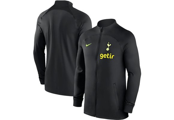 Nike 2022-23 Tottenham Strike DF Anthem Track Jacket - Black/Volt