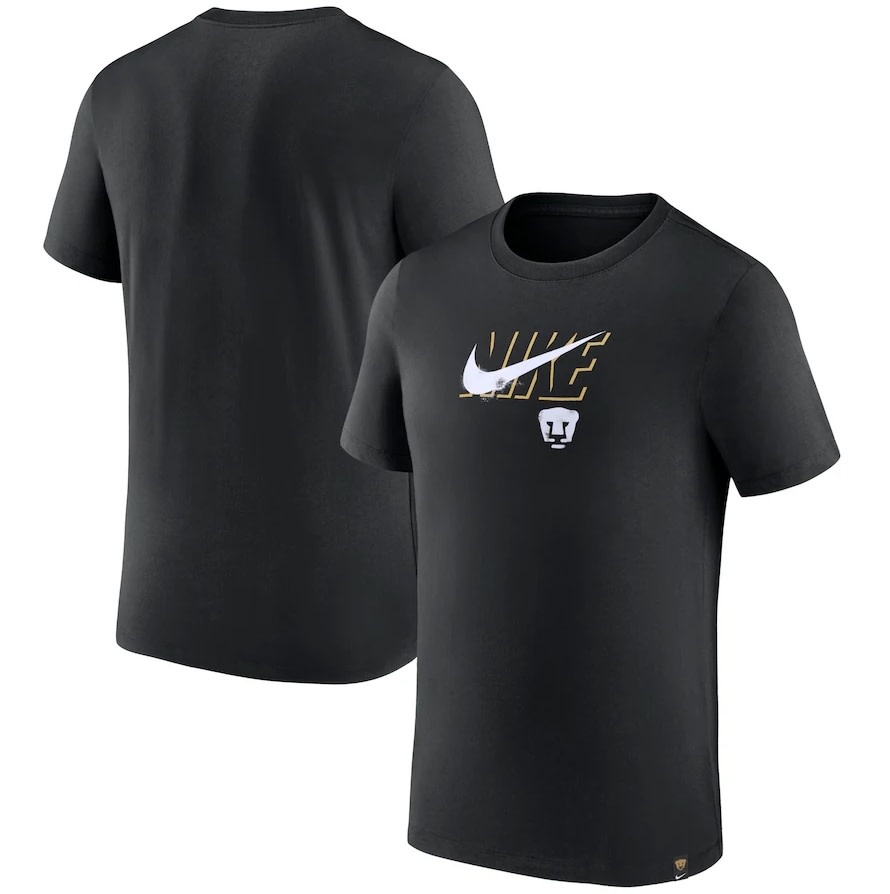 Nike Pumas UNAM 2022-23 Swoosh Club Tee Shirt - Black