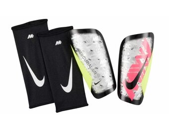 Nike Mercurial Lite XXV Shin Guards - Clear/Hyper Pink/Volt