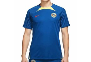 Nike Club America 2023 - 24 Strike Training Jersey - Blue Jay/Chiffon/Habanero Red