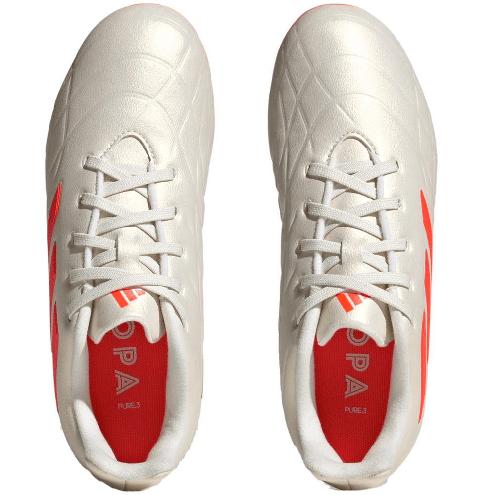 adidas Jr Copa Pure 3 FG Heatspawn Pack- Off White/Solar Orange