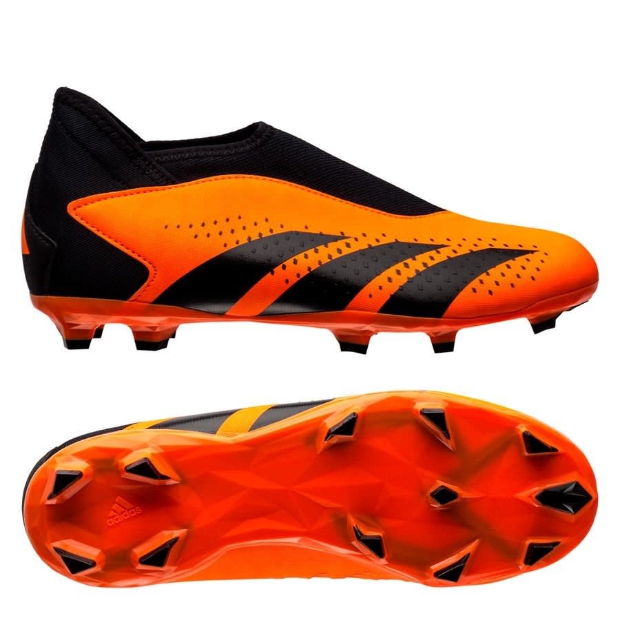 adidas Jr Predator .3 LL Laceless FG Heatspawn Pack - Solar Orange/Core Black