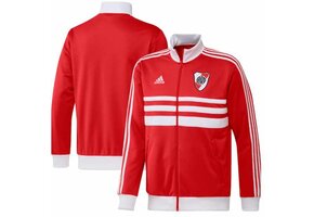adidas River Plate 2022 - 2023 3 Stripes DNA Track Jacket - Red/White